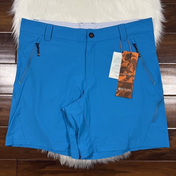 Beretta Men's Size Large Blue Excell Addax‎ Flex Shorts - Picture 1 of 10